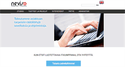 Desktop Screenshot of neviso.fi