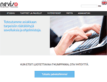 Tablet Screenshot of neviso.fi